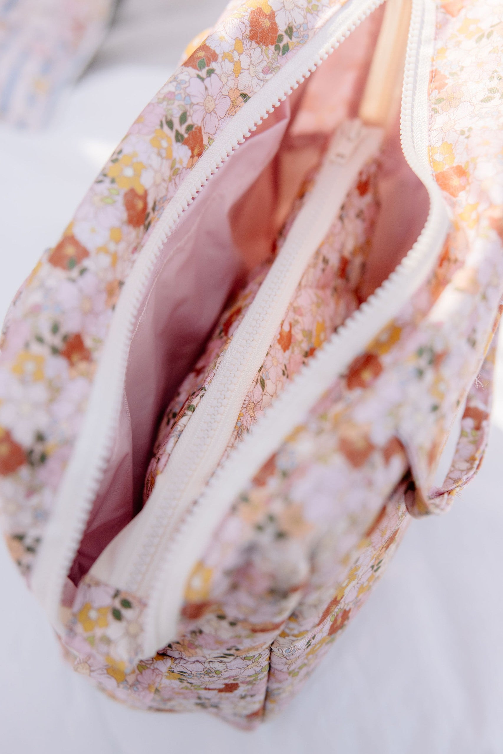 Large Make-Up Bag - Spring Garden